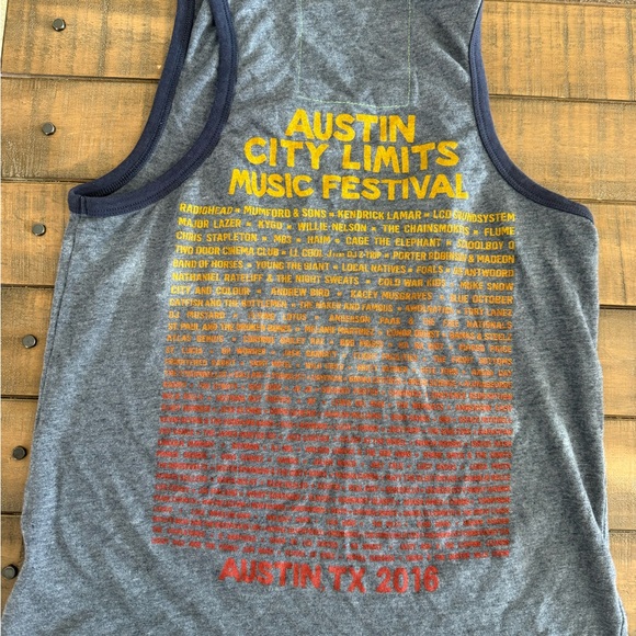 Aviator Nation Gray Tank with Texas Flag Design - Picture 3 of 3